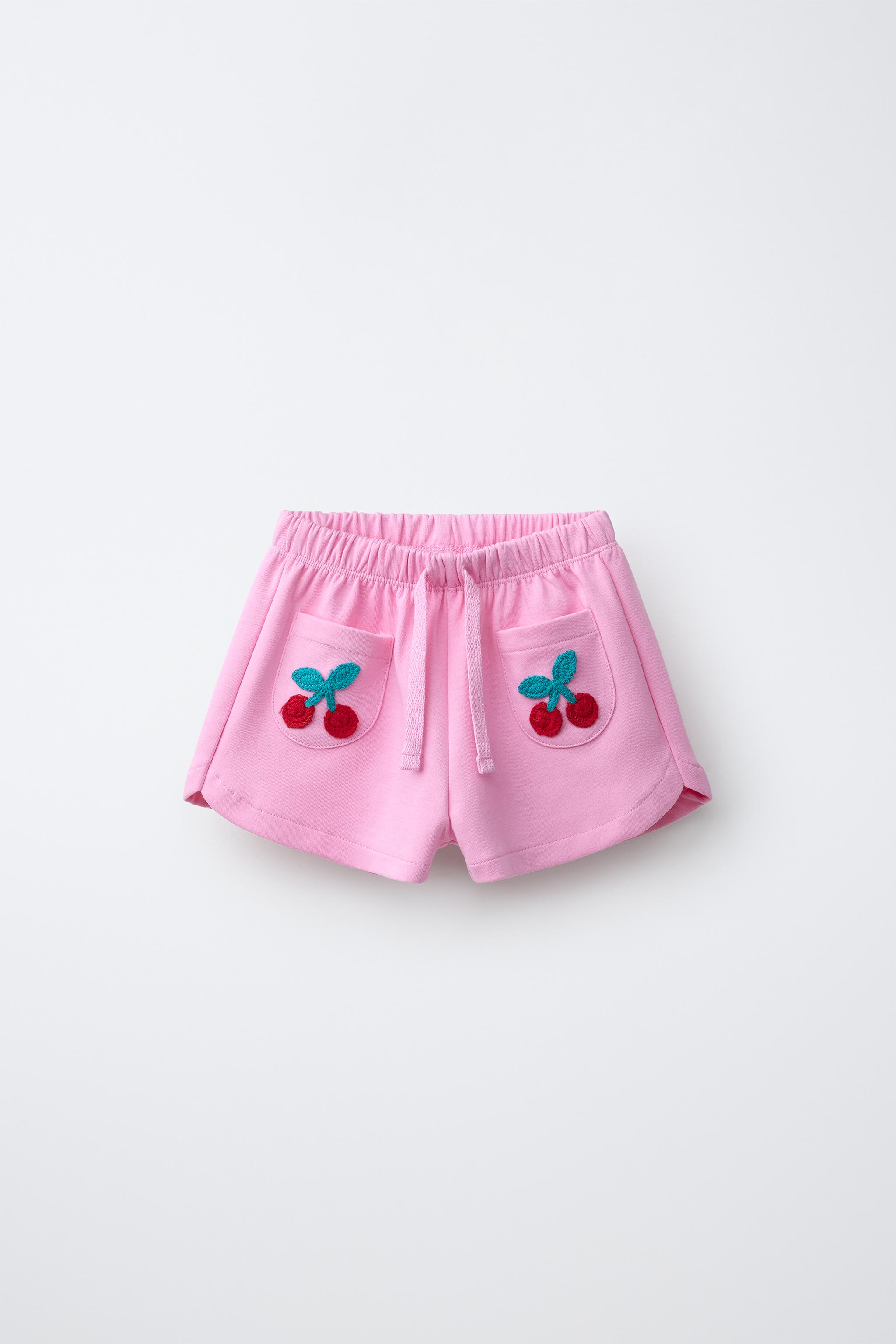 INTERLOCK FRUIT CROCHET SHORTS
